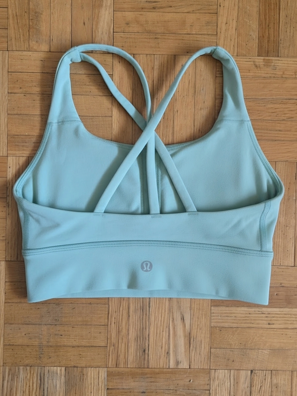 lululemon athletica Energy Sports Bra In Teal Cross-Back Size 4